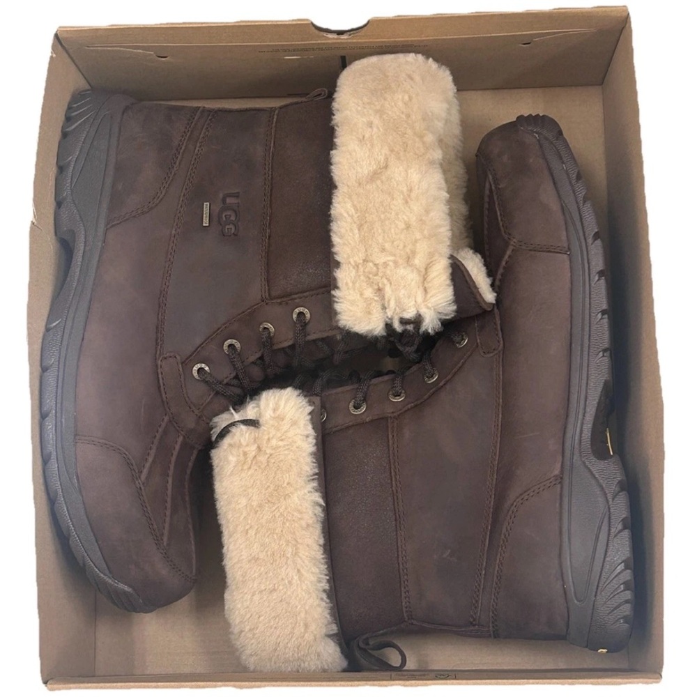 UGG | Mens Butte Distressed Boot Burnt Cedar Size 12 Brown Hiking High Top - Picture 9 of 15